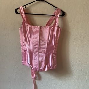 Light pink corset